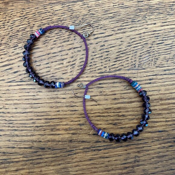 Fun & Colorful Hoop Earrings - Picture 4 of 4